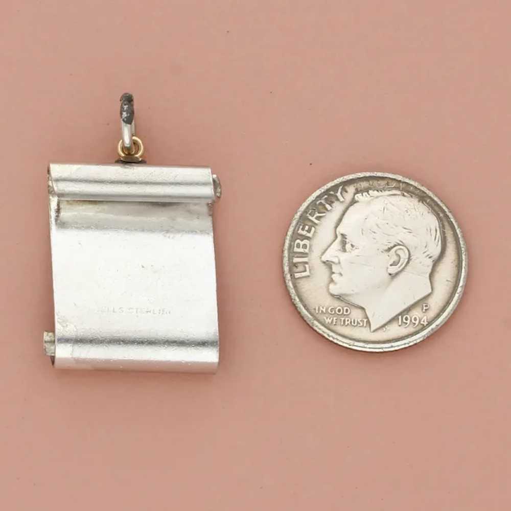 Sterling Silver 3D Diploma Charm - image 4