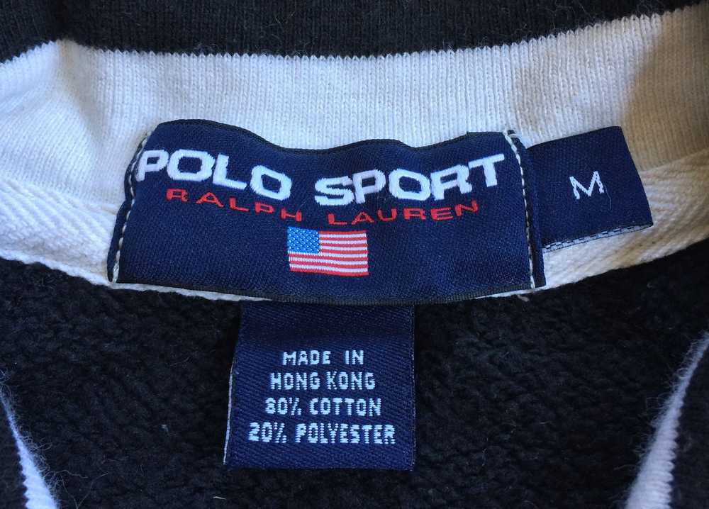 Polo Ralph Lauren 90s Polo Sport Tiger Head Varsi… - image 5