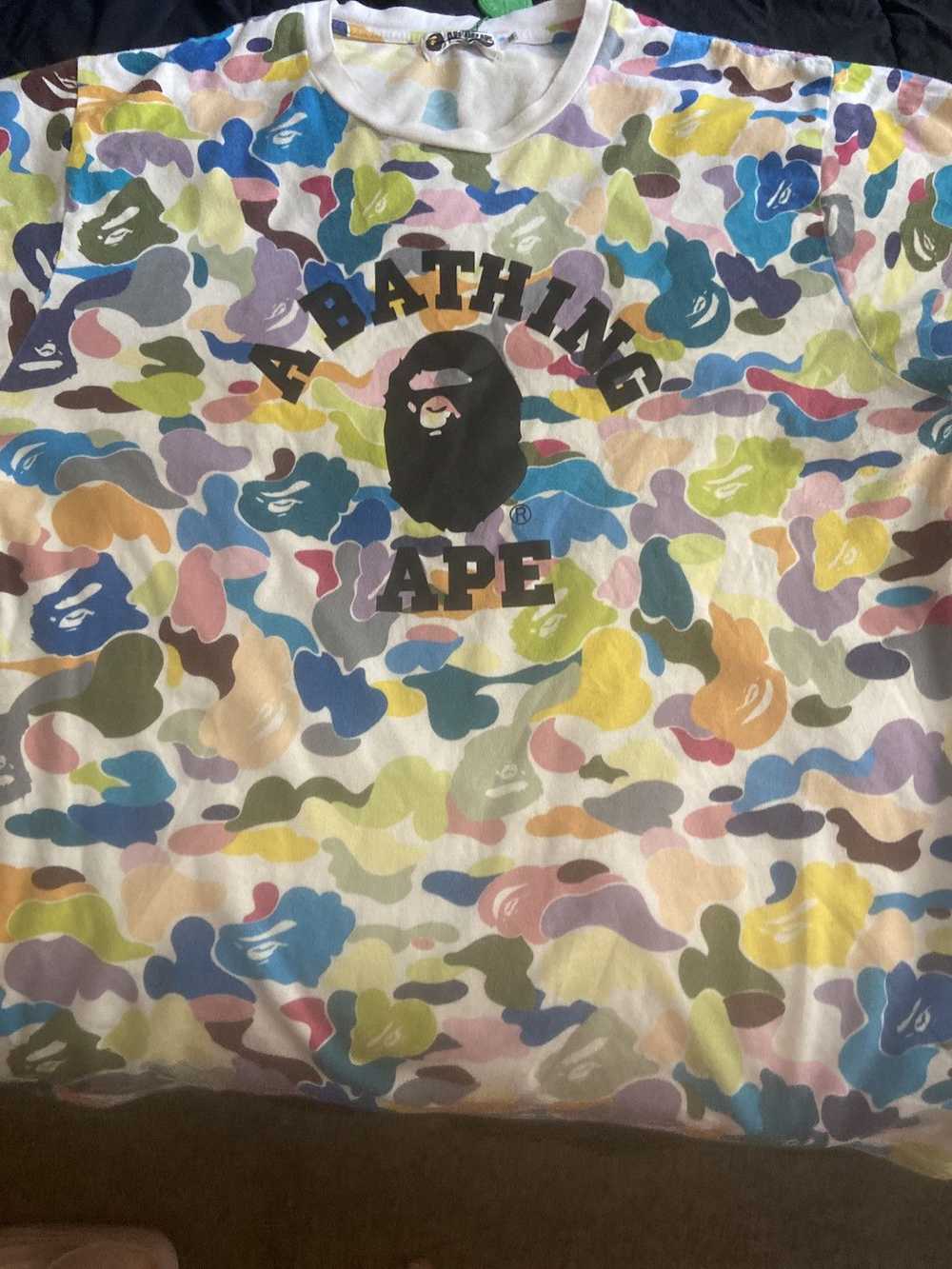 Bape BAPE Ultimate Multi Camo College Tee - image 1