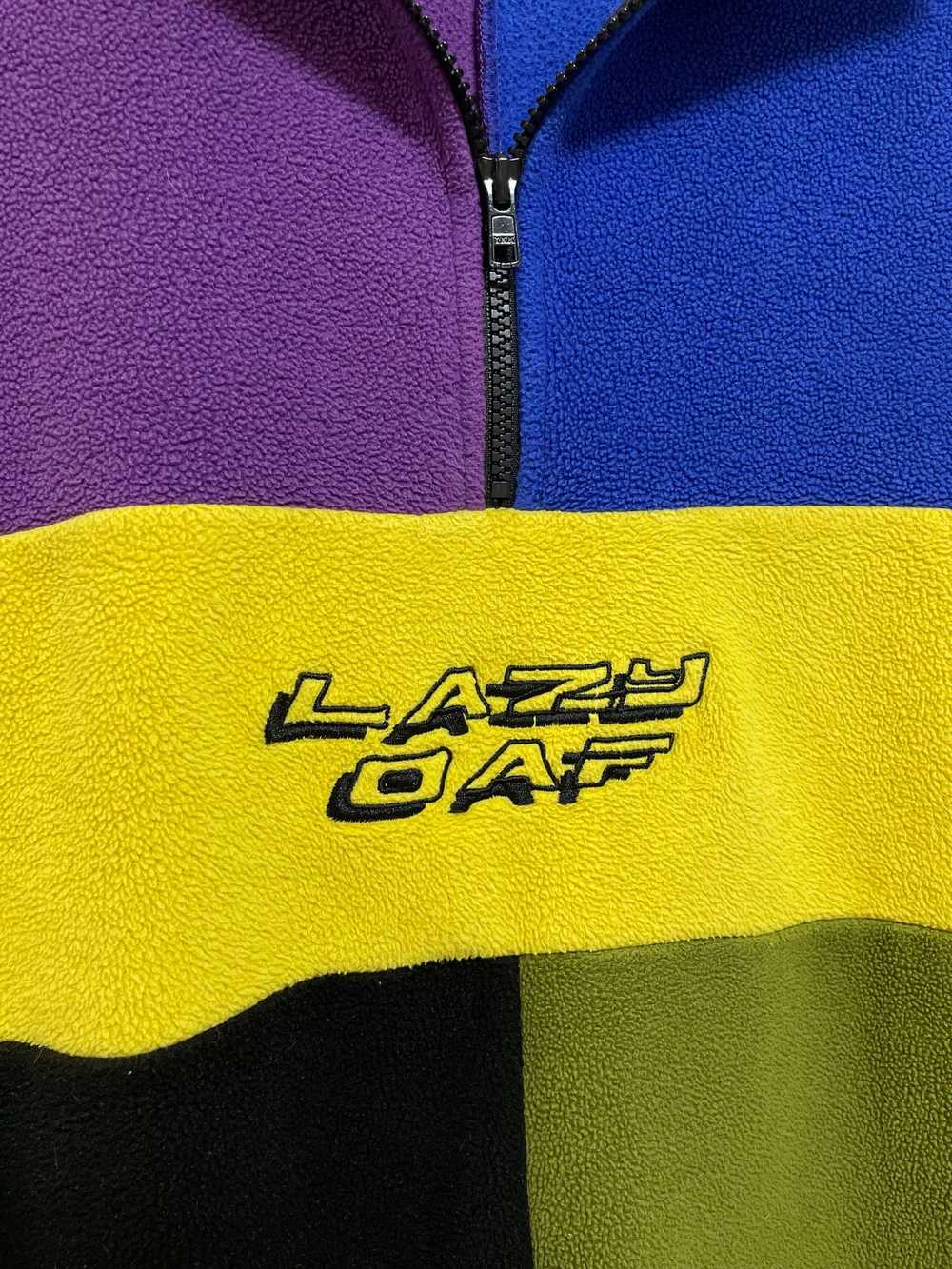 Lazy Oaf LAZY OAF Fleece Half Zip 1/4 ColourBlock… - image 11