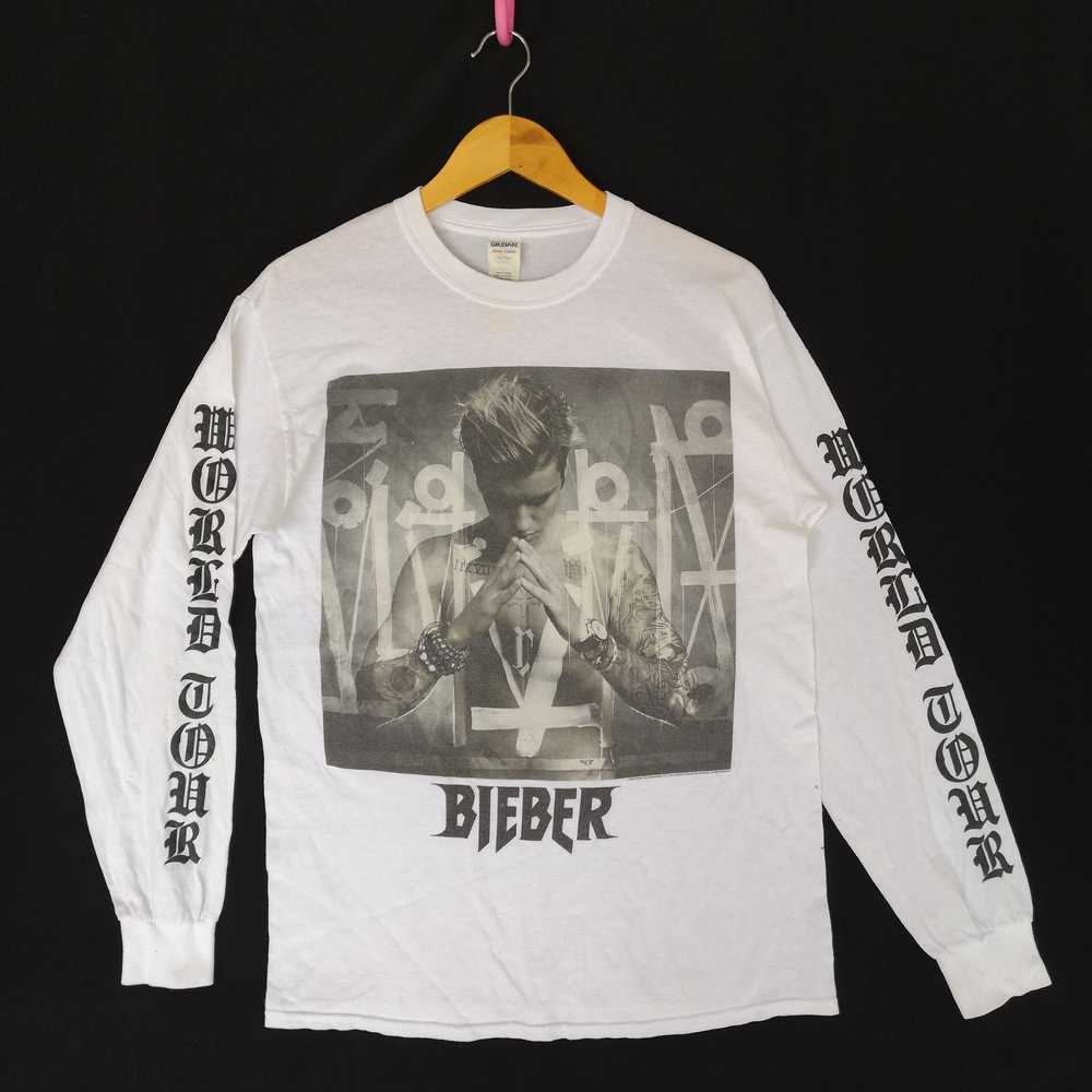 Band Tees × Vintage Vintage Justin Bieber T Shirt… - image 3