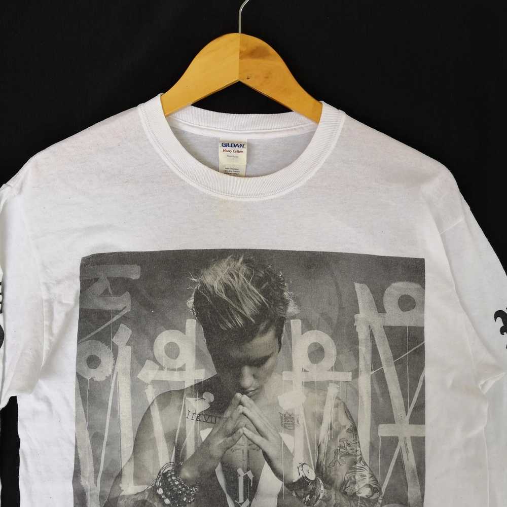 Band Tees × Vintage Vintage Justin Bieber T Shirt… - image 5