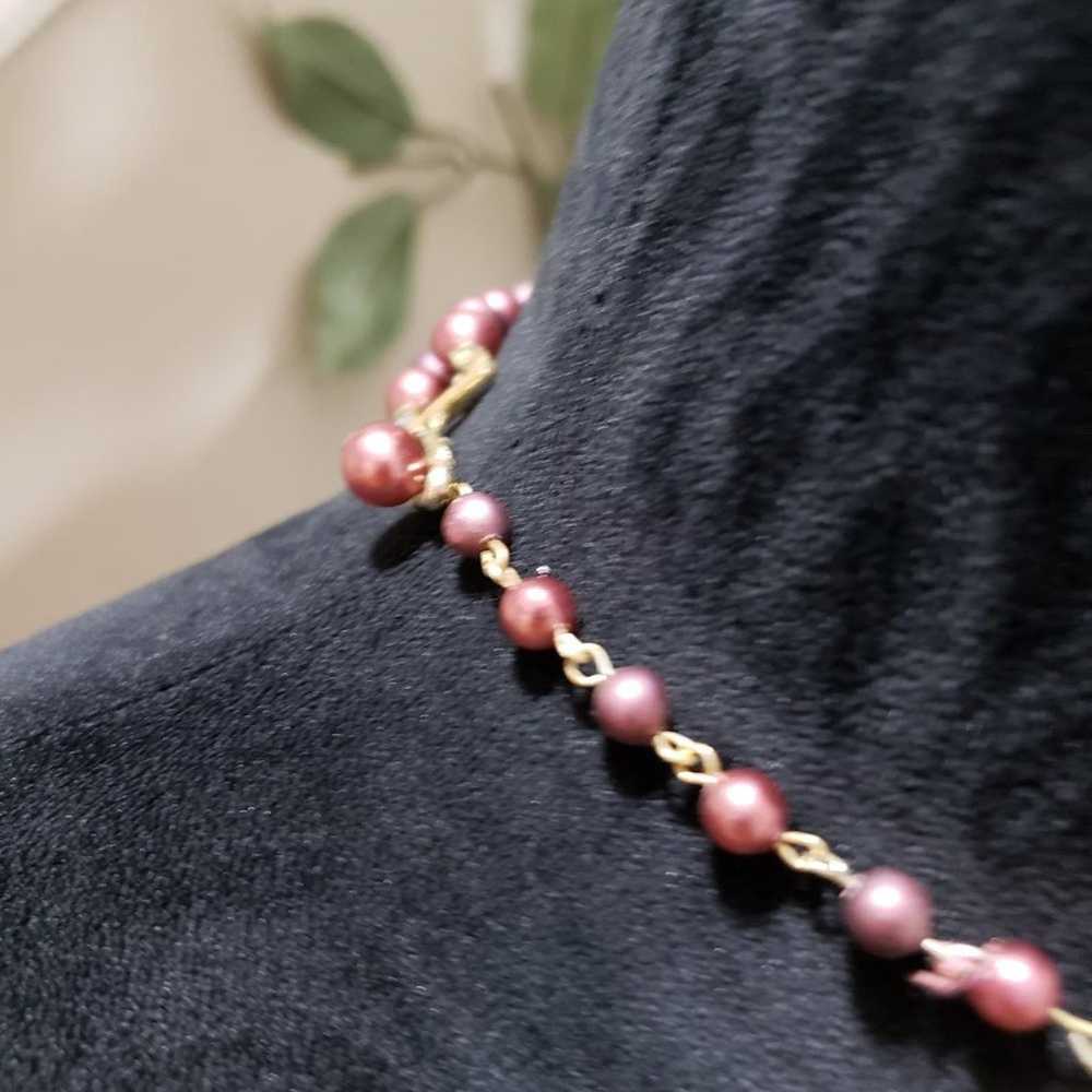 Other Fashion Chunky Freshwater Pearl Beads Ename… - image 6