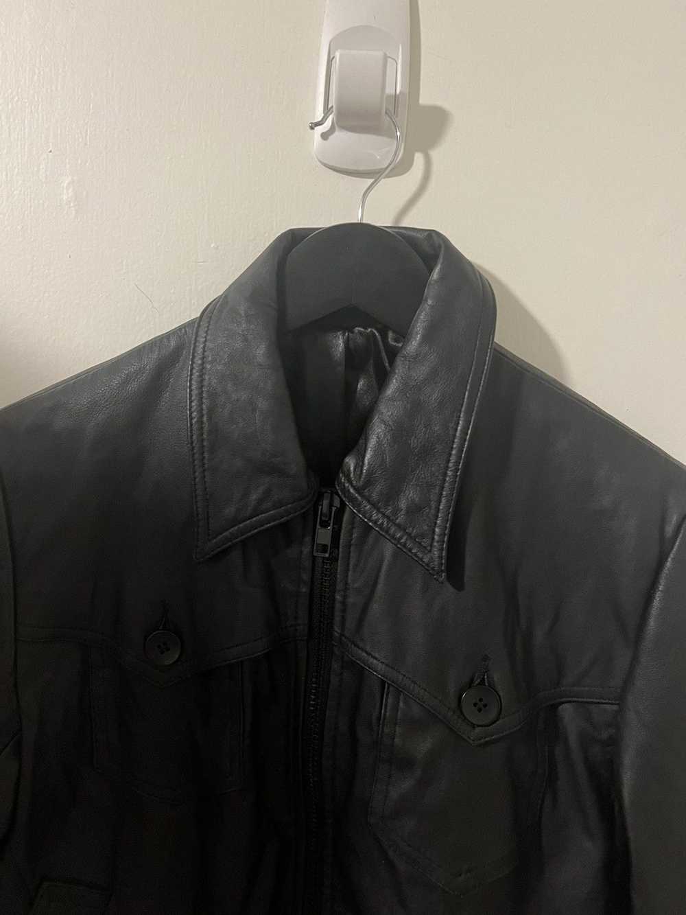 Genuine Leather × Japanese Brand × Leather Jacket… - image 3