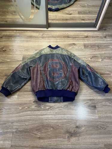 8-Ball × Japanese Brand × Leather Jacket 🎱 RARE … - image 1