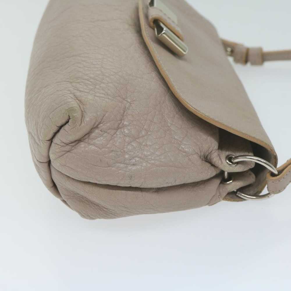 Chloe Chloe Lily Shoulder Bag Leather 2way Beige … - image 3