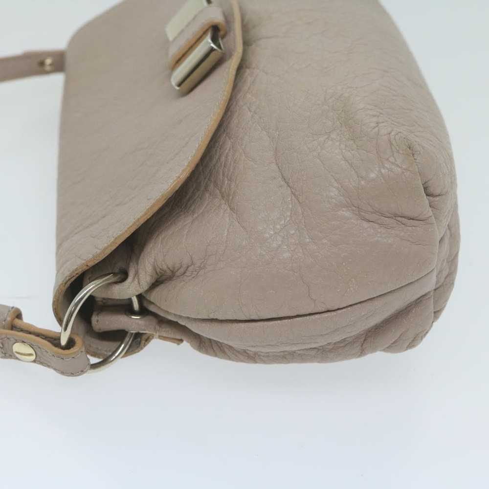 Chloe Chloe Lily Shoulder Bag Leather 2way Beige … - image 4