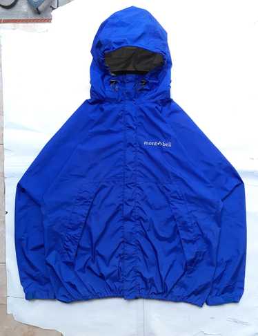 Montbell Goretex jacket waterproof Vintage Teal Blue Fits mens