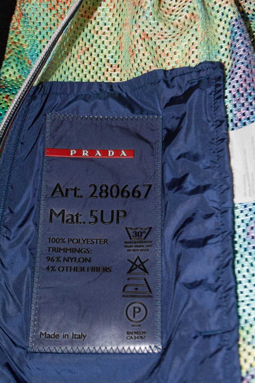 Prada Prada Sport SS2000 Abstract Mesh Jacket Art… - image 10