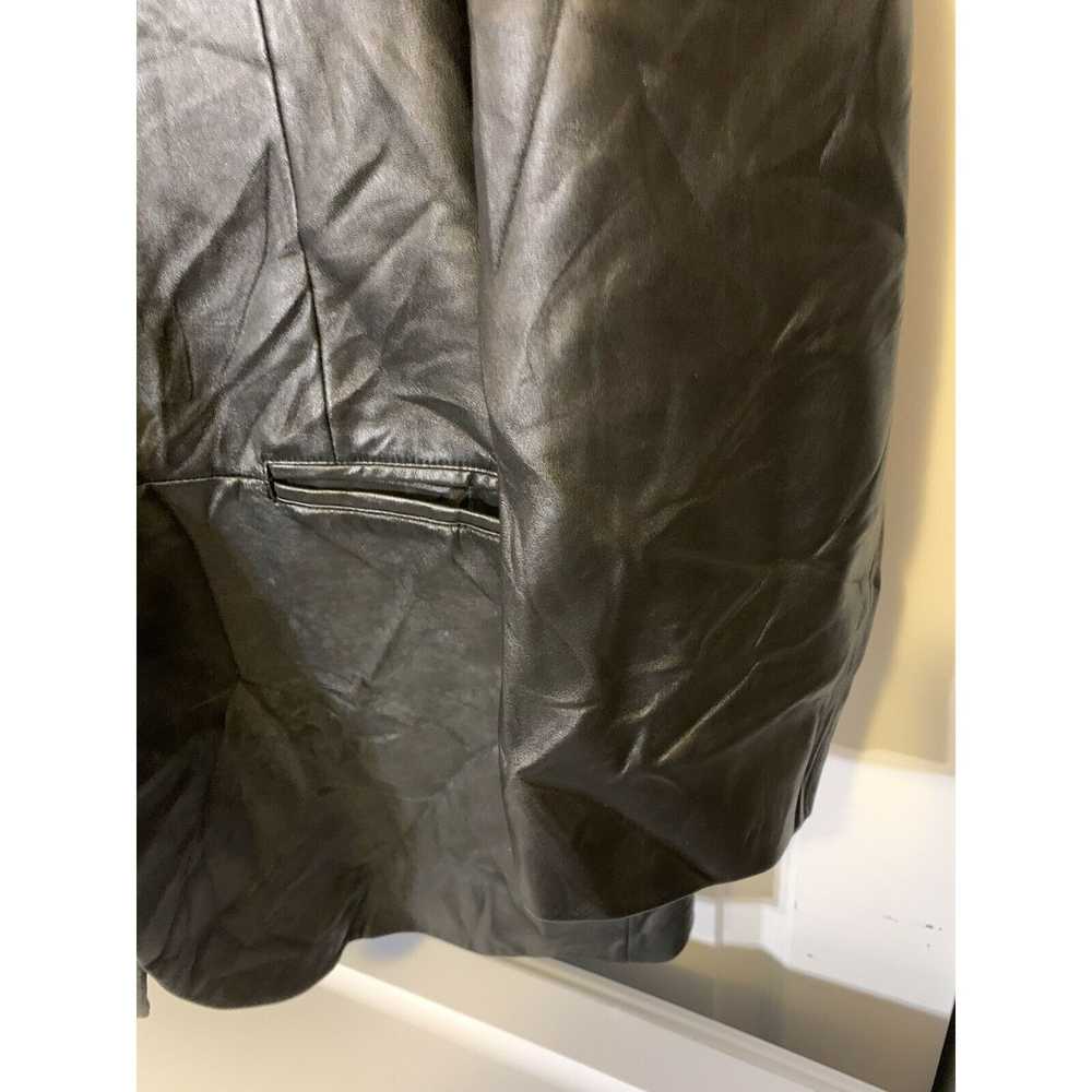 Murano MURANO Men’s Sz XL Black Leather Jacket La… - image 5