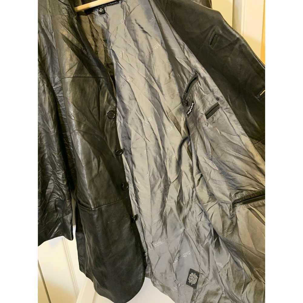 Murano MURANO Men’s Sz XL Black Leather Jacket La… - image 7