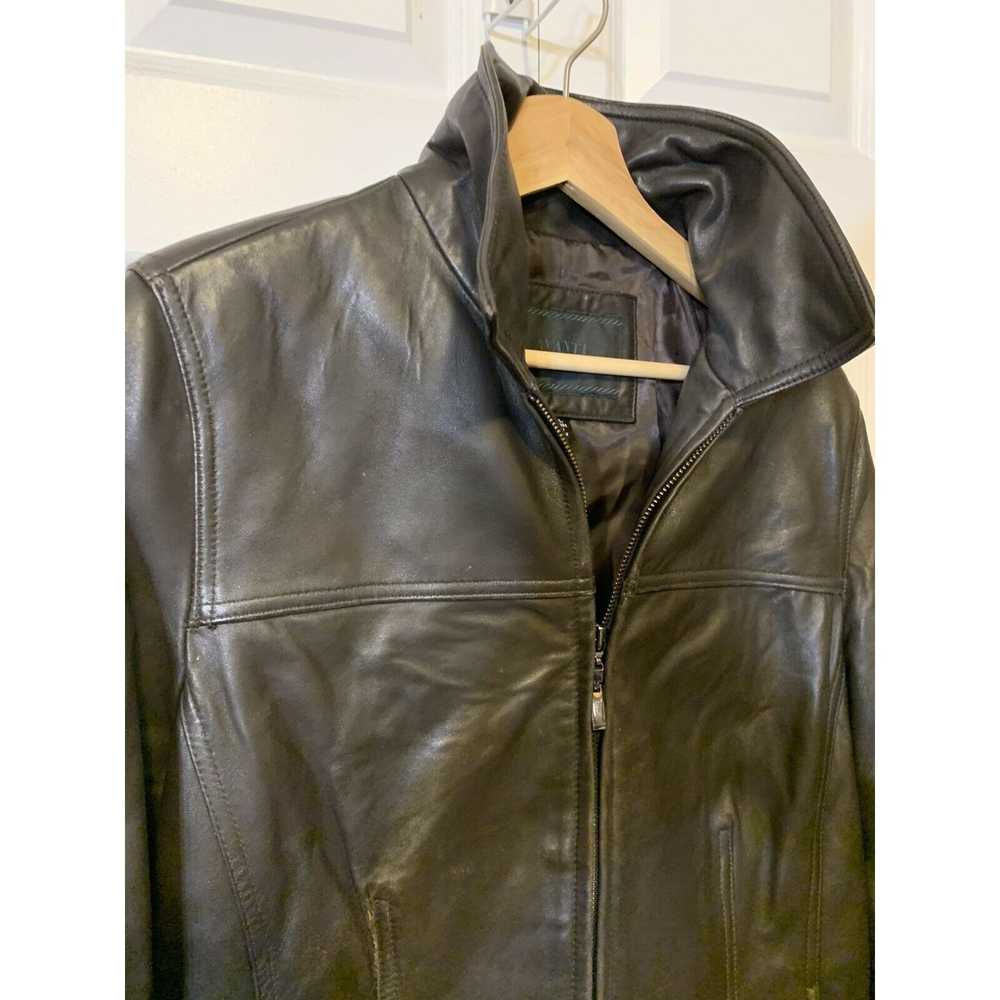 Unkwn Avanti Women’s Sz L Genuine Leather Jacket … - image 4