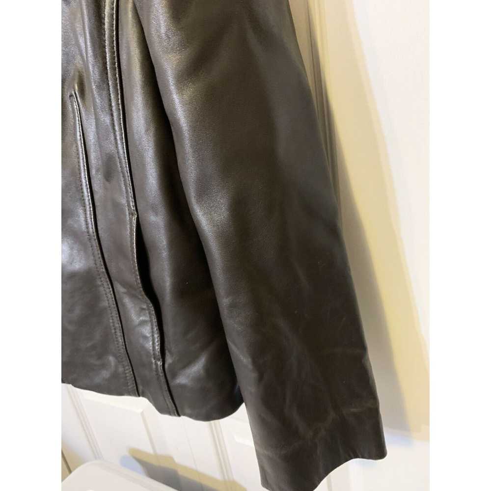 Unkwn Avanti Women’s Sz L Genuine Leather Jacket … - image 5