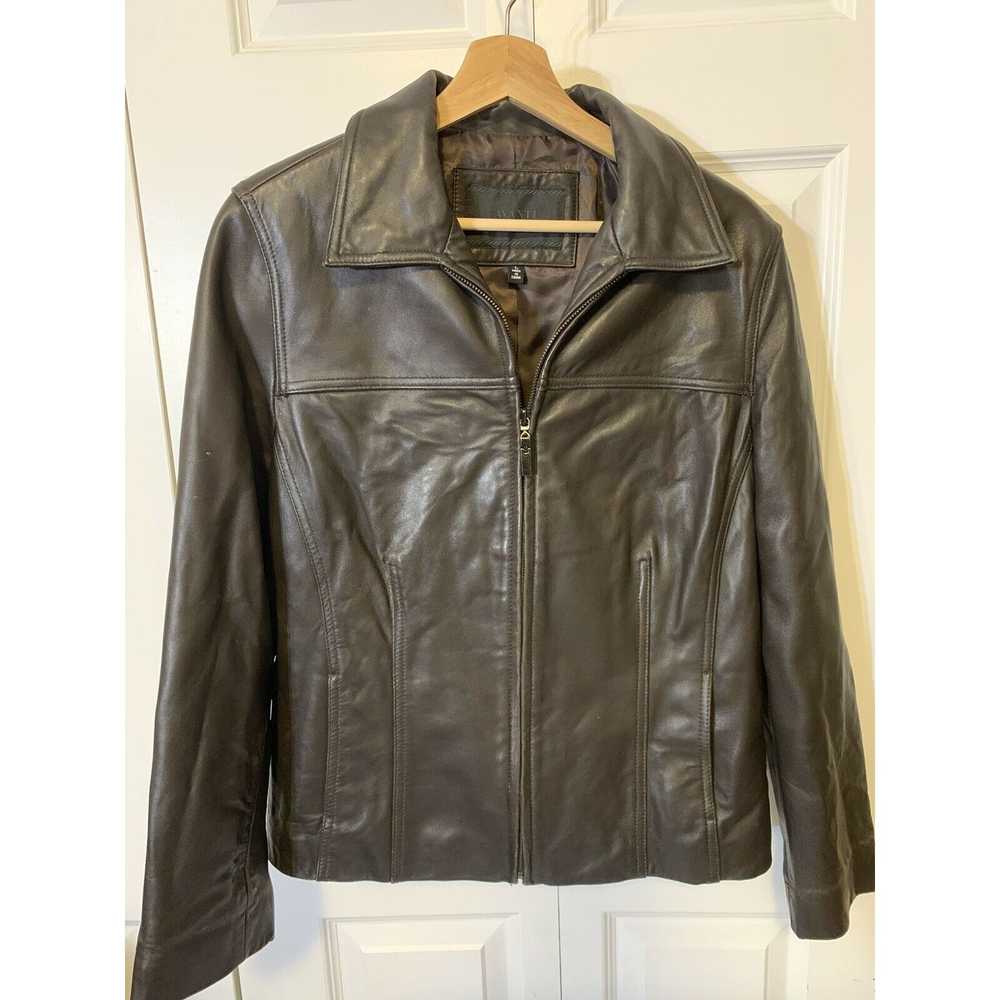 Unkwn Avanti Women’s Sz L Genuine Leather Jacket … - image 6