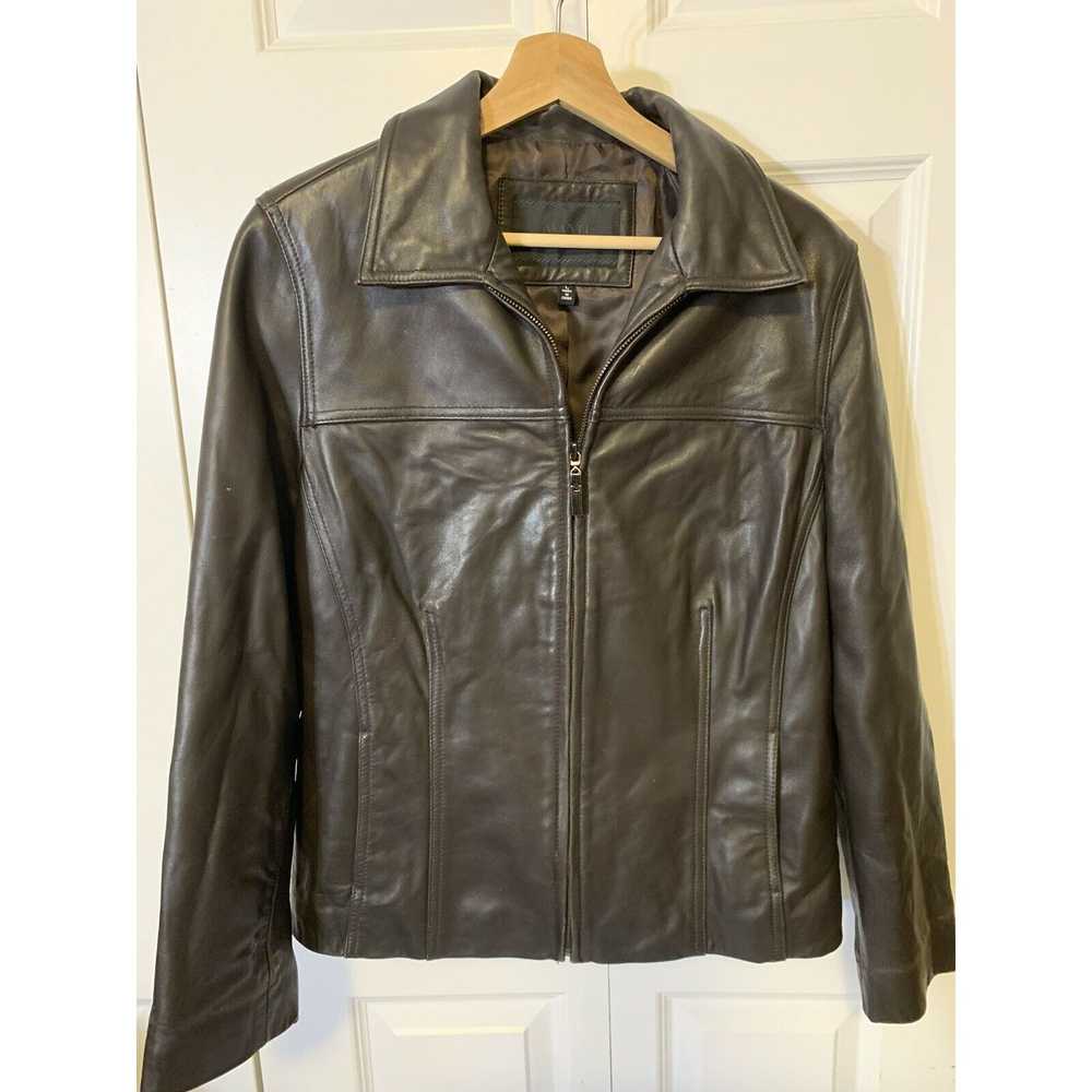 Unkwn Avanti Women’s Sz L Genuine Leather Jacket … - image 7