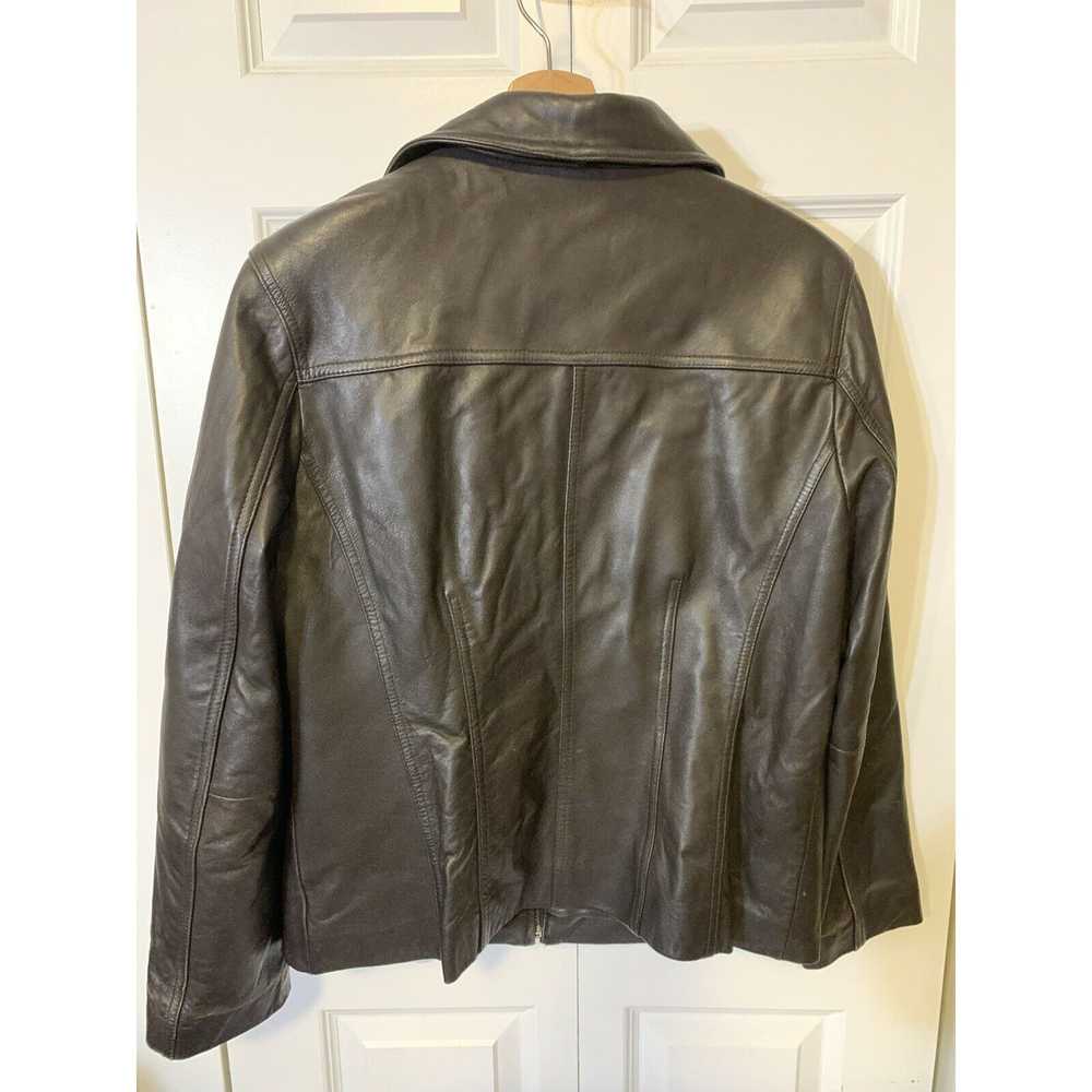 Unkwn Avanti Women’s Sz L Genuine Leather Jacket … - image 9