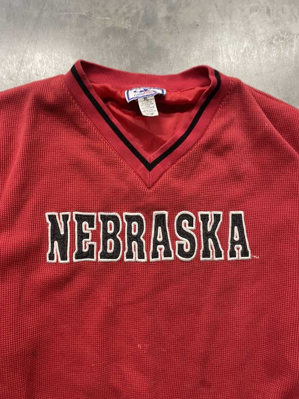 Vintage Vintage Logo Athletic Nebraska Spellout C… - image 2