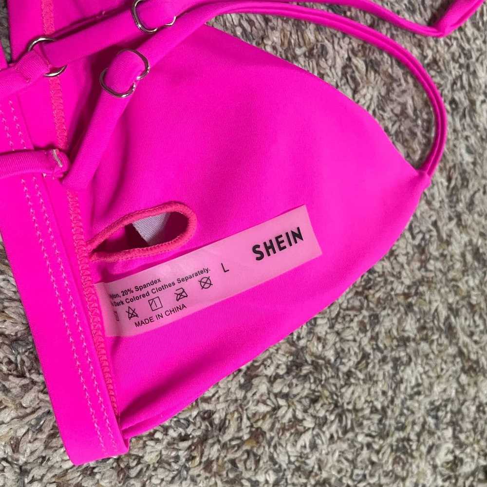 Shein Hot Pink Bikini Top - image 2