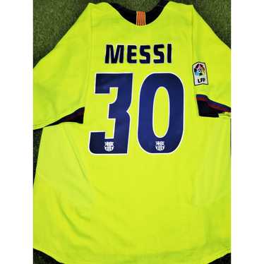 Messi Barcelona 2005 2006 Home Soccer Jersey Shirt L orders SKU# 195970