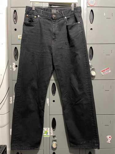 Balenciaga Balenciaga black jeans distressed faded - image 1