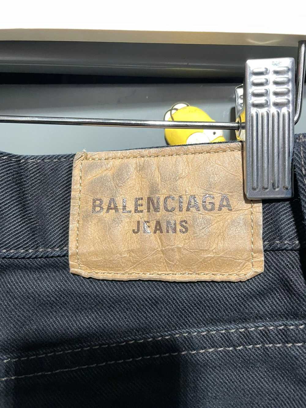 Balenciaga Balenciaga black jeans distressed faded - image 3