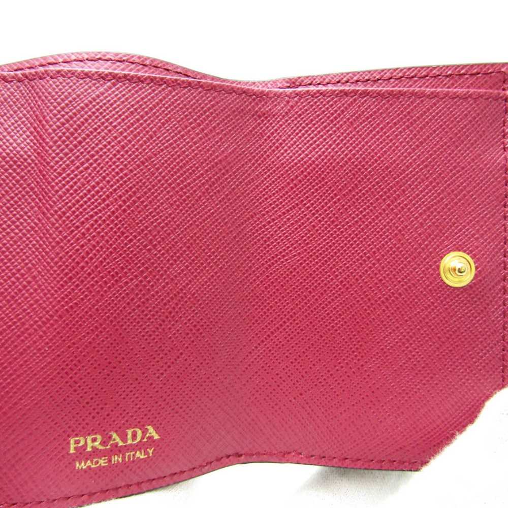 Prada Prada Saffiano 1MH021 Women's Leather Walle… - image 10