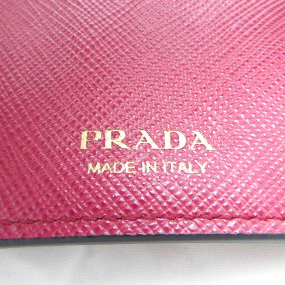 Prada Prada Saffiano 1MH021 Women's Leather Walle… - image 11