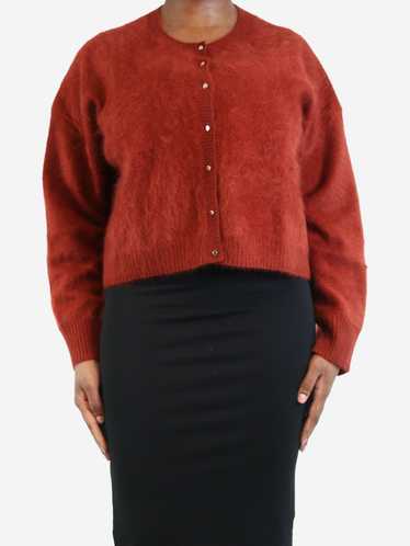 Me+Em Red button-up cashmere cardigan - size L