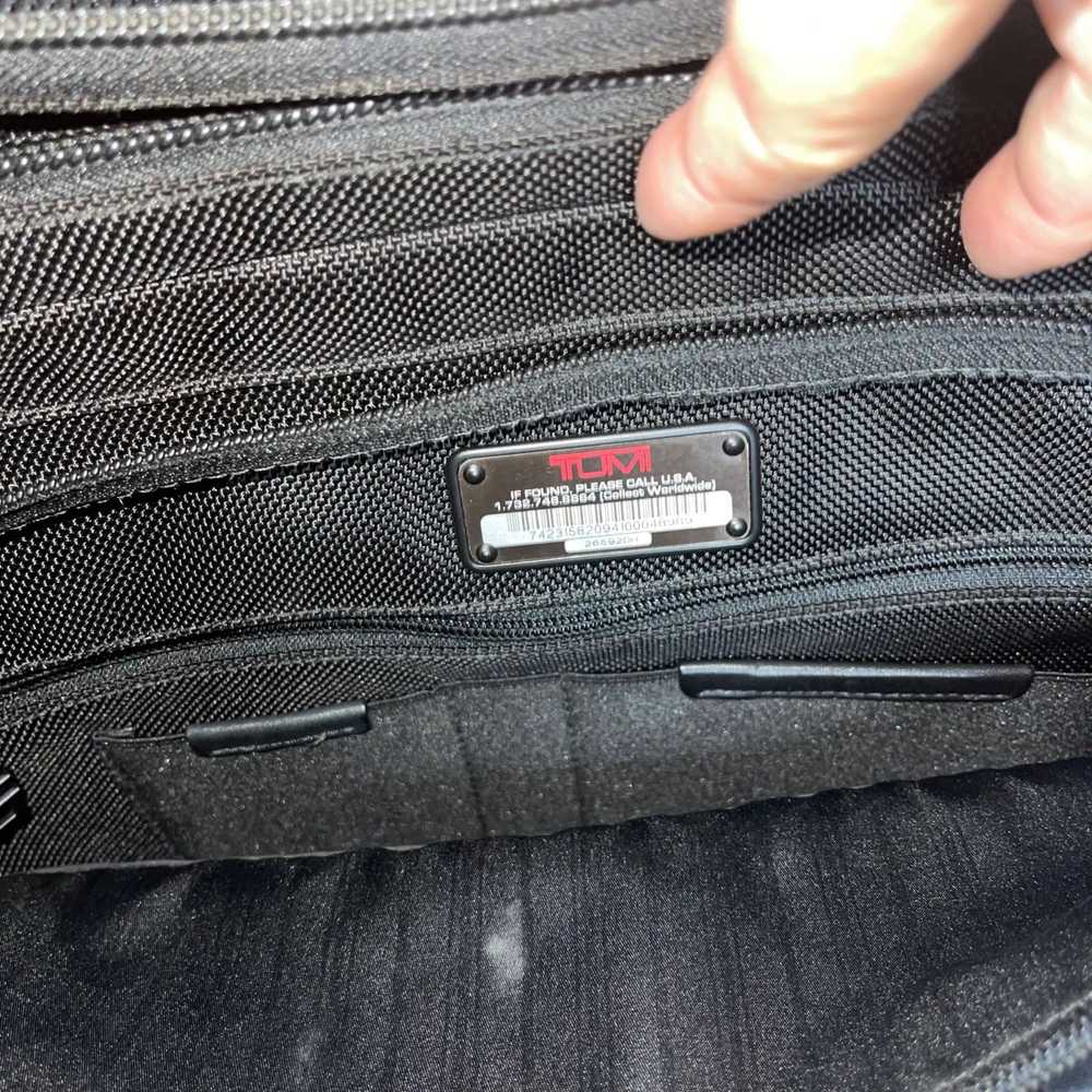 Tumi Tumi Mens Travel Shoulder Bag Briefcase Frie… - image 5
