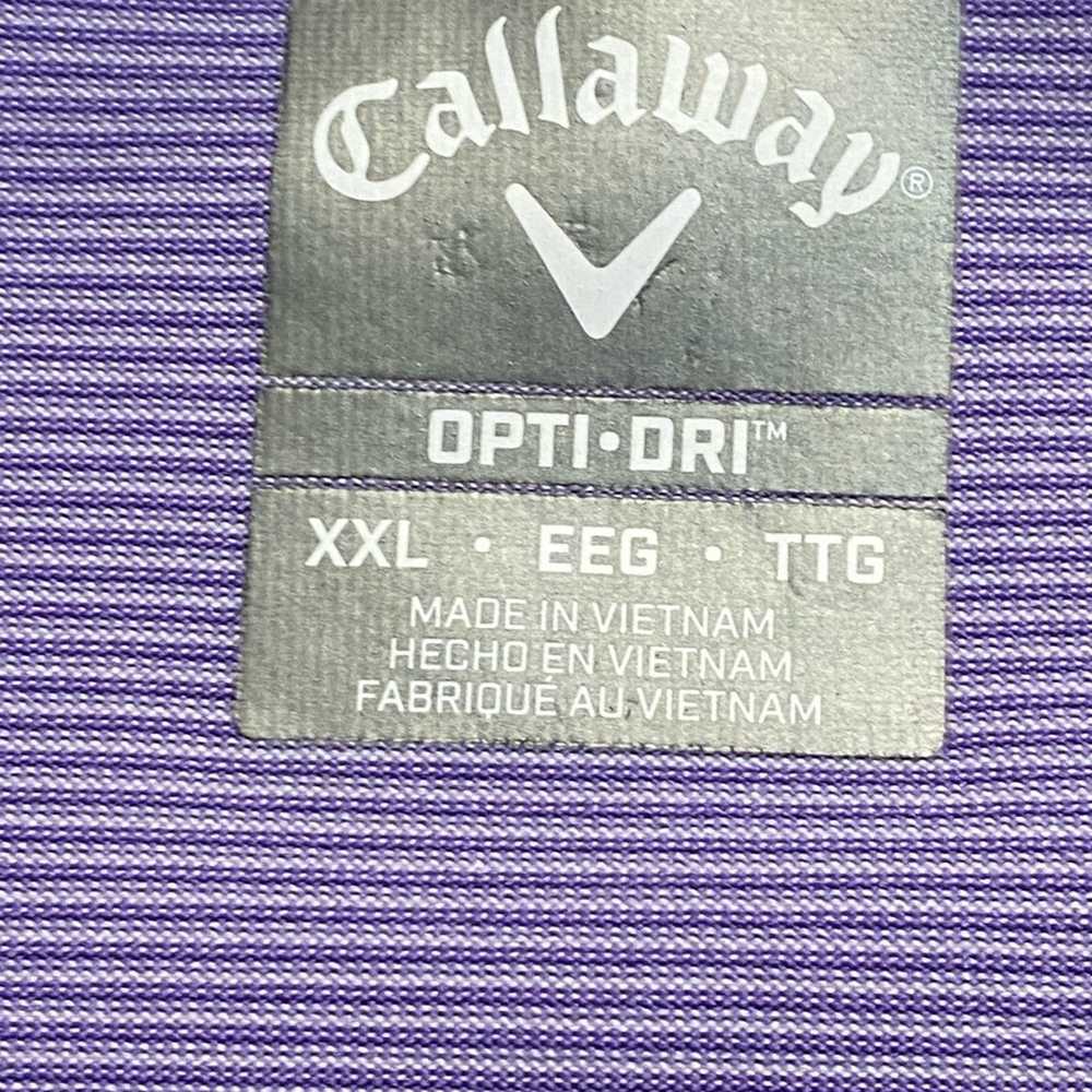 Callaway Callaway XXL Purple and White Short Slee… - image 7