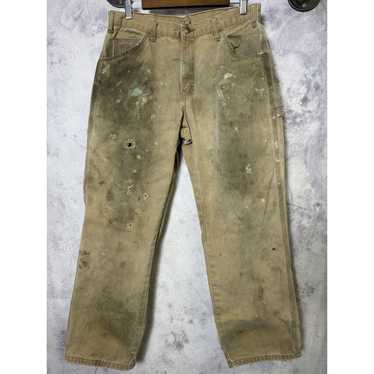 Dickies Vintage Dickies Pants Mens 32x30 Tan Dist… - image 1