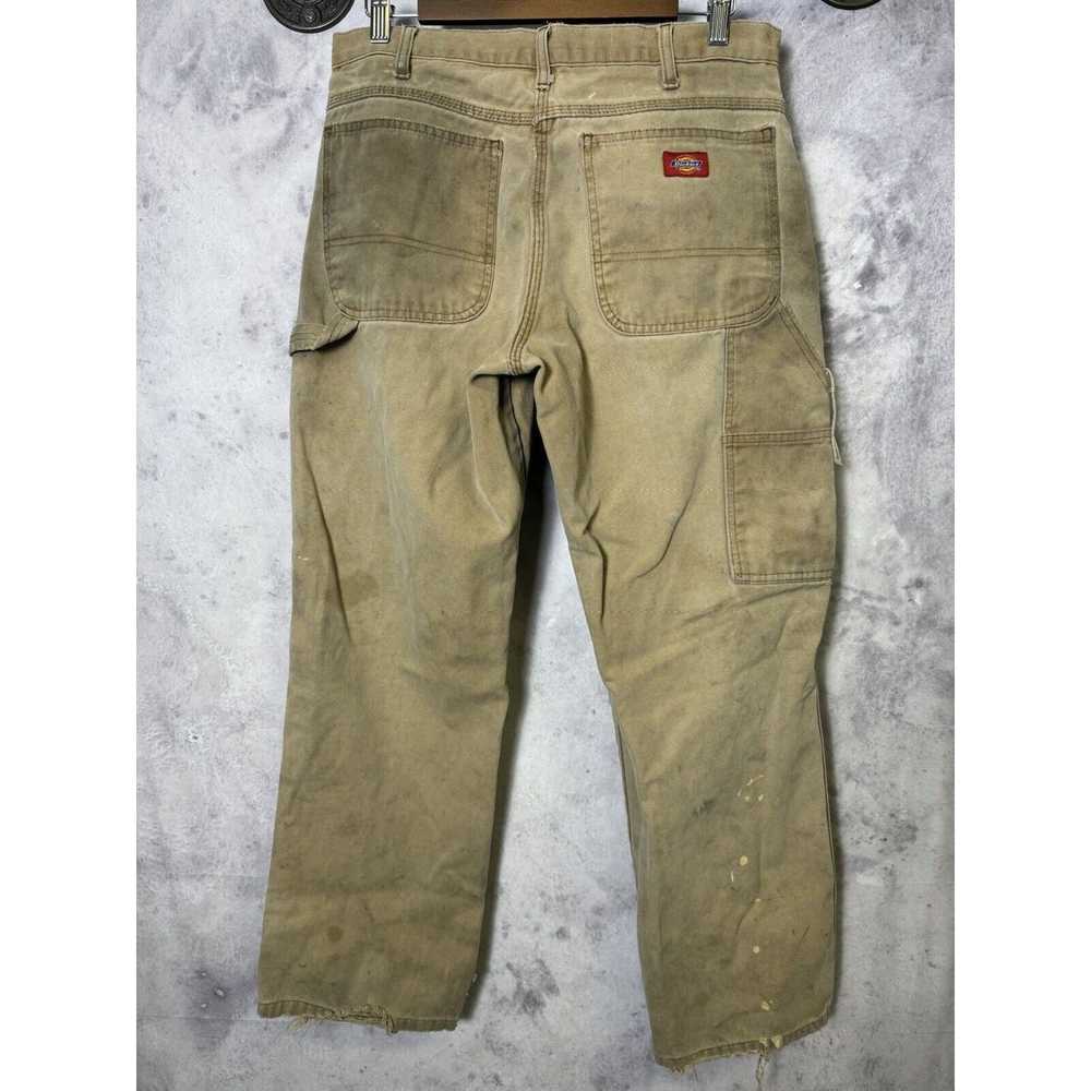Dickies Vintage Dickies Pants Mens 32x30 Tan Dist… - image 2