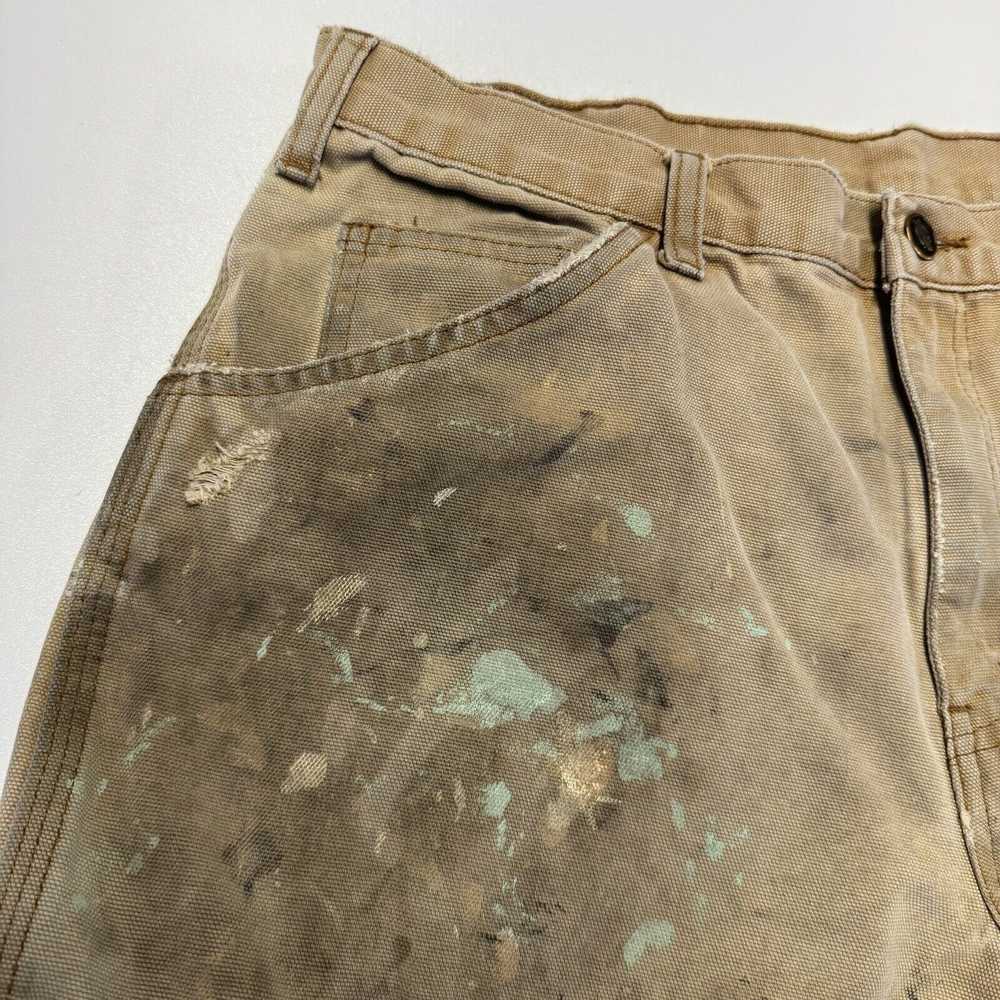 Dickies Vintage Dickies Pants Mens 32x30 Tan Dist… - image 3