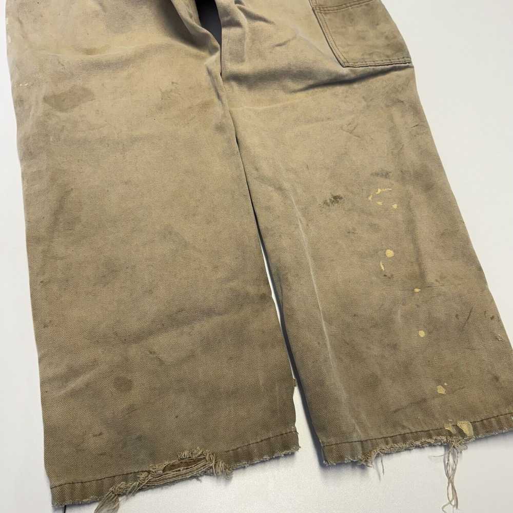 Dickies Vintage Dickies Pants Mens 32x30 Tan Dist… - image 8