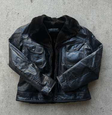 Rudsak Rudsak Collection Black leather jacket lin… - image 1
