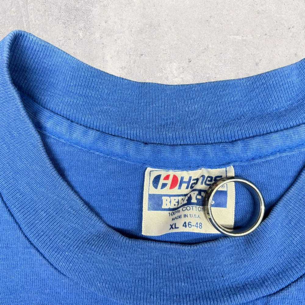 Hanes × Vintage 1980s Vintage Hanes Blank T-Shirt - image 3