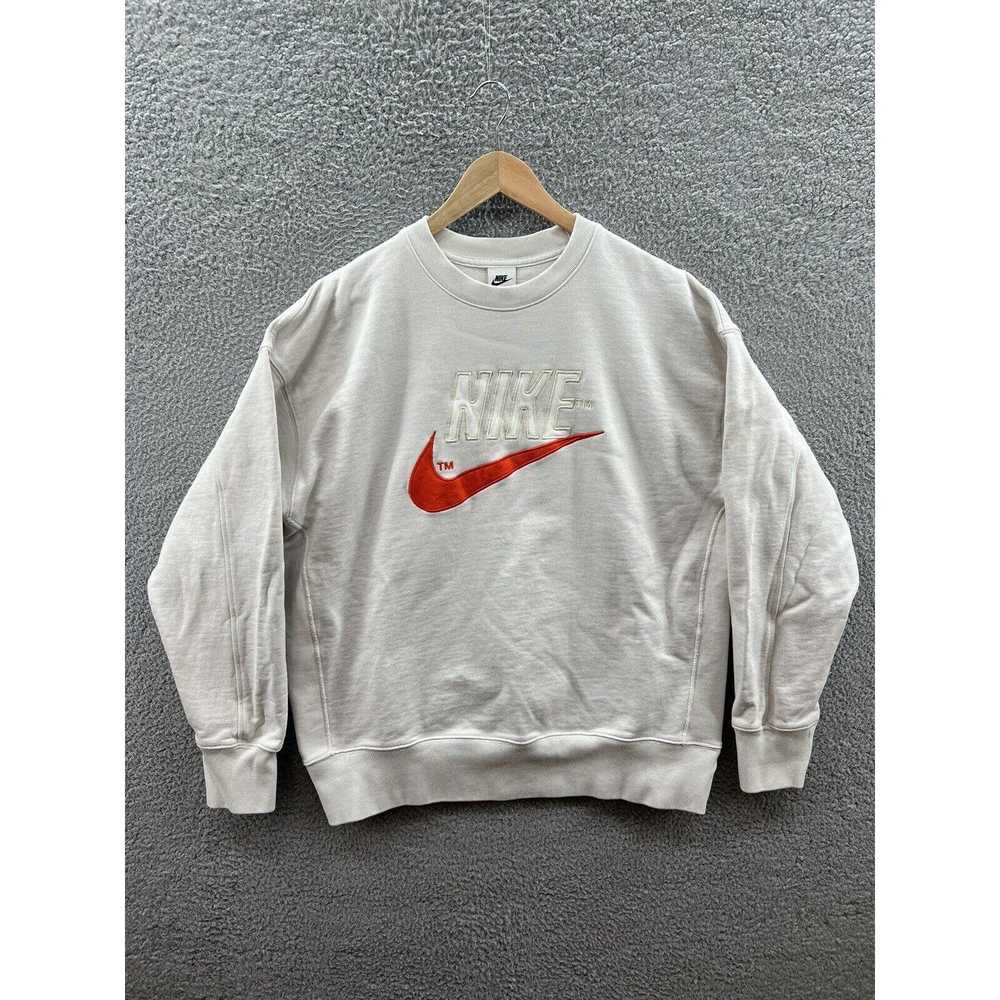 Nike Nike French Terry Crew Sweatshirt Retro Logo… - image 1