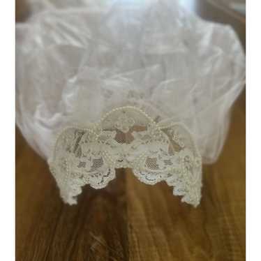Other Bridal Veil White Mid-Length Lace Bride Wed… - image 1