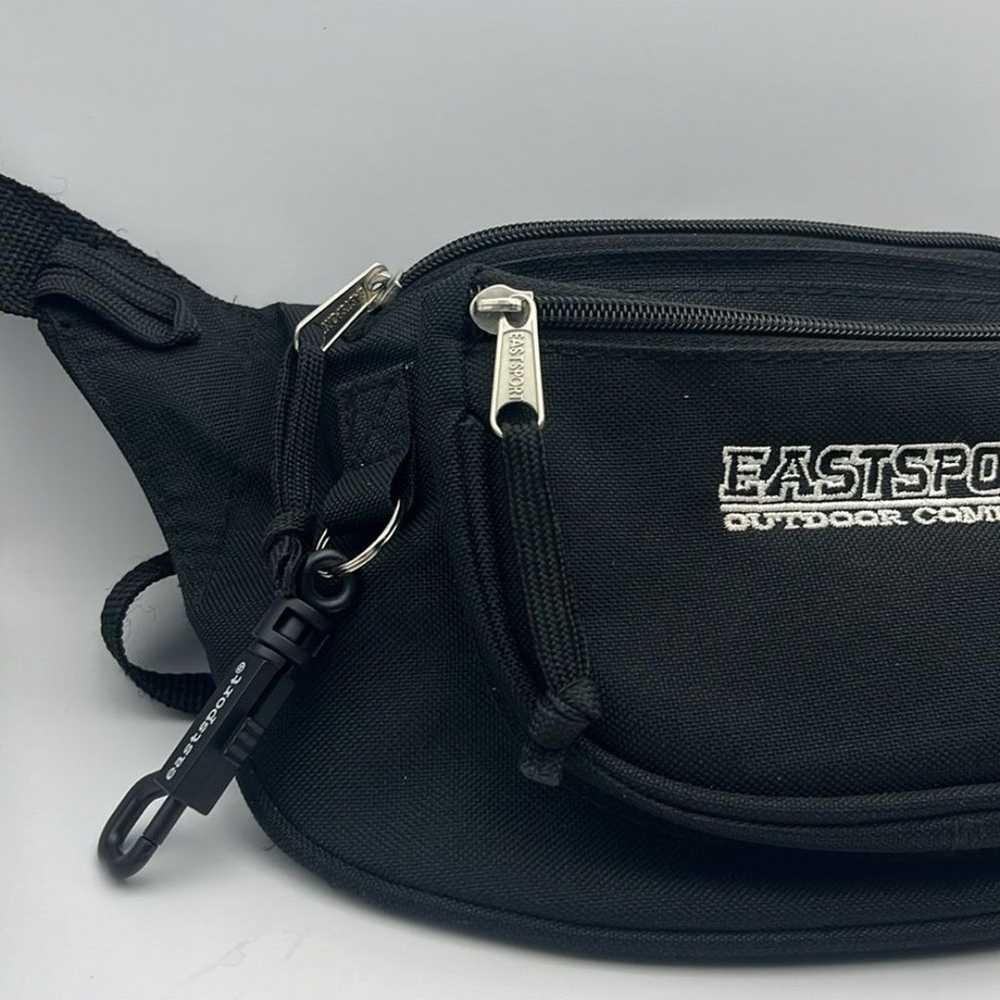 1990s Eastsport black Fanny waist pack vintage bag - image 2