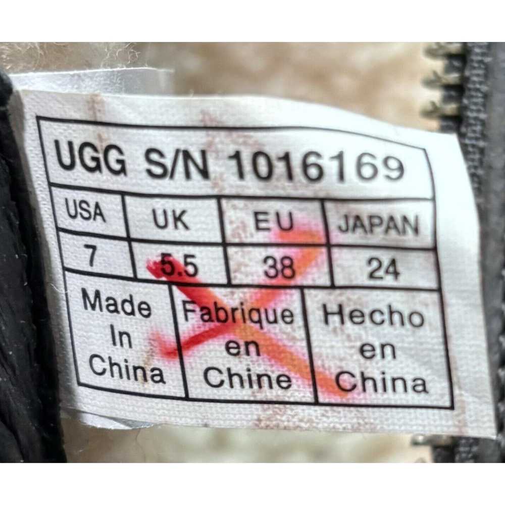 Ugg UGG Brown Leather Moto Biker Boots - image 8