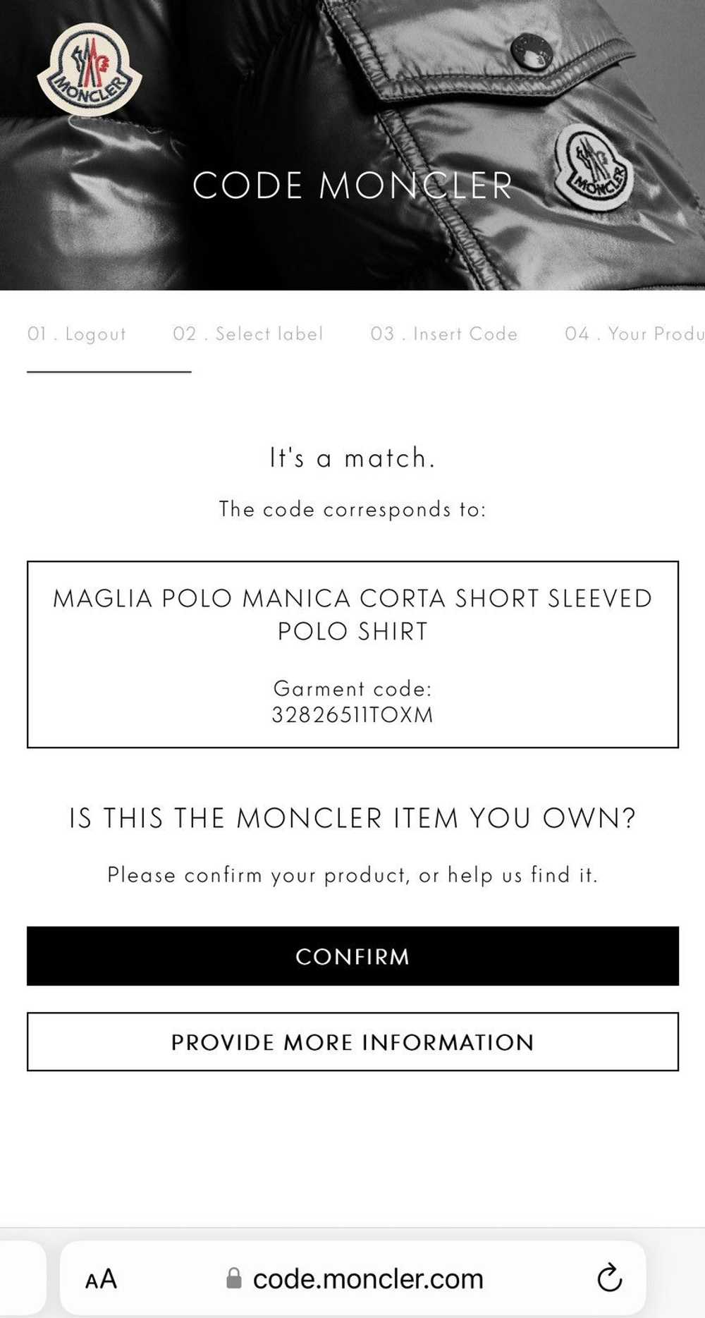 Luxury × Moncler Moncler Maglia Polo Manica Corta… - image 12