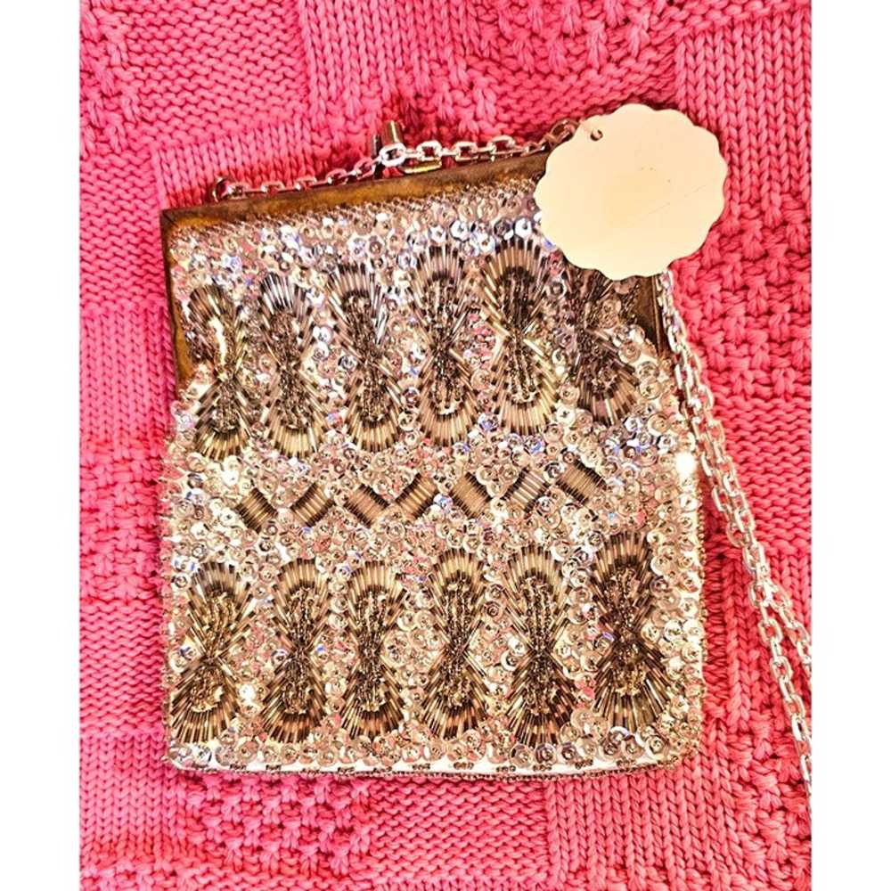 Vintage La Regale Beaded Evening Bag - image 6