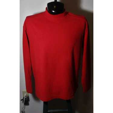 Vintage Men's COLUMBIA Sportswear Red Mock neck F… - image 1