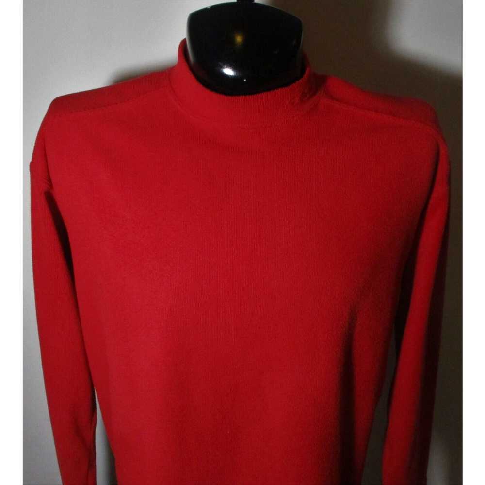 Vintage Men's COLUMBIA Sportswear Red Mock neck F… - image 2