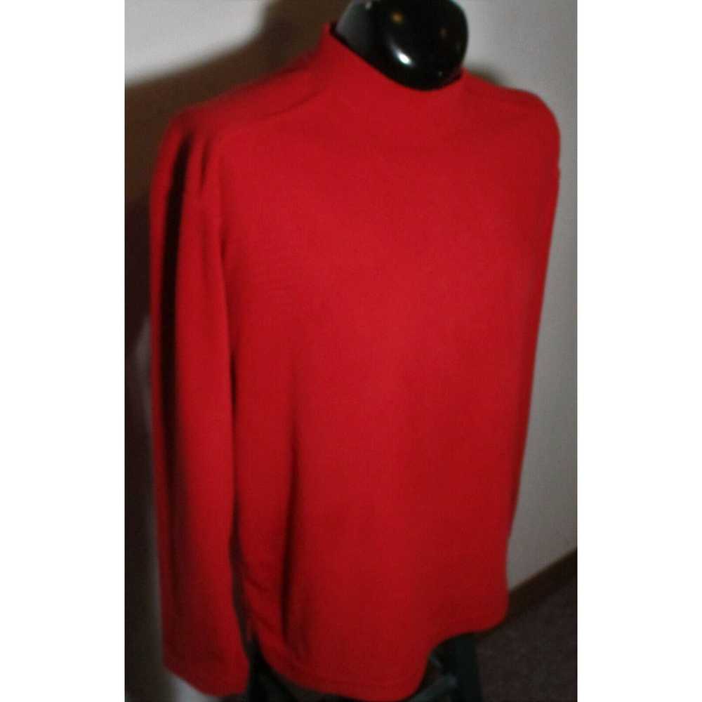 Vintage Men's COLUMBIA Sportswear Red Mock neck F… - image 3