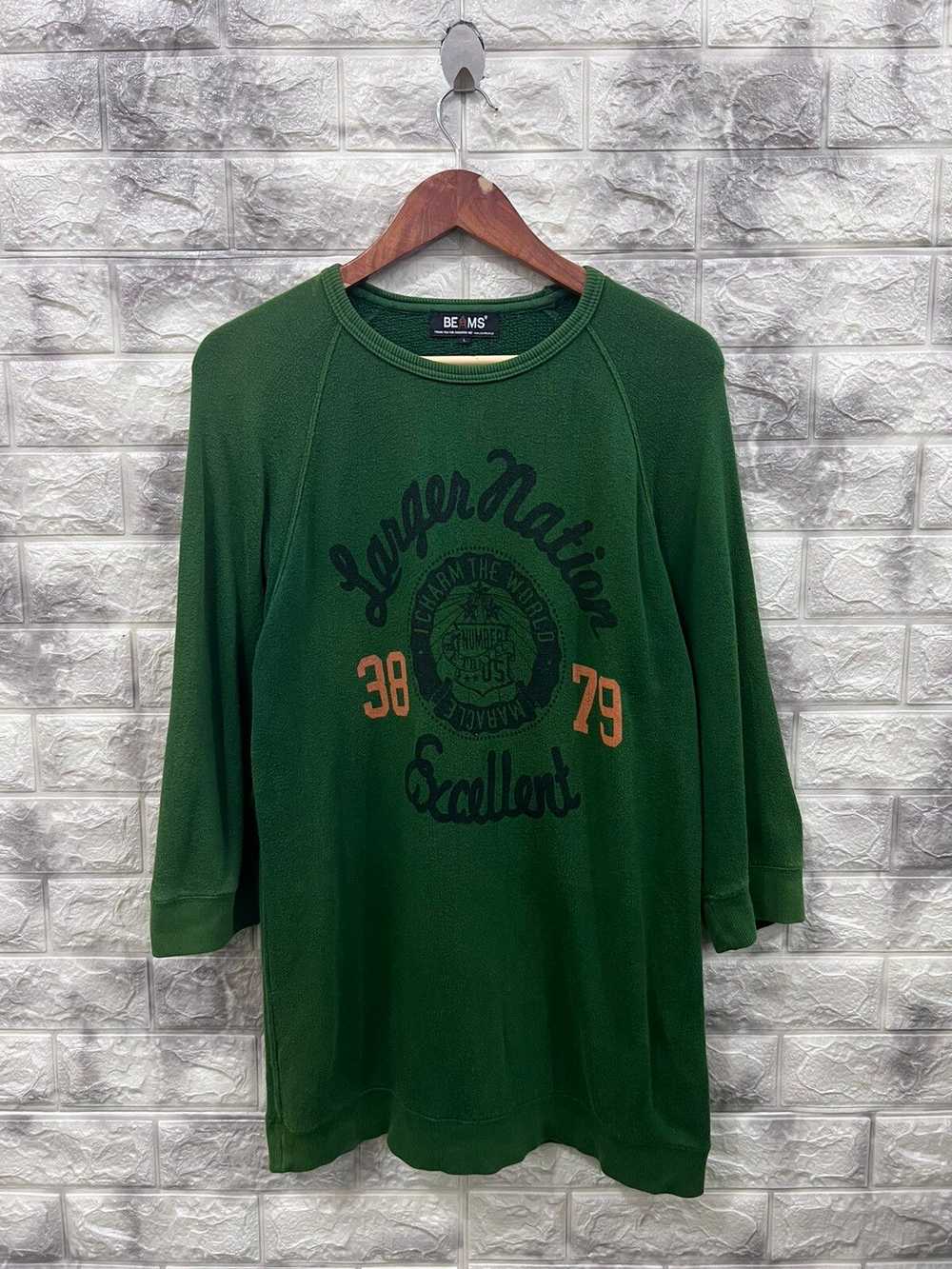 Beams Plus Beams Green Sweatshirt - image 1