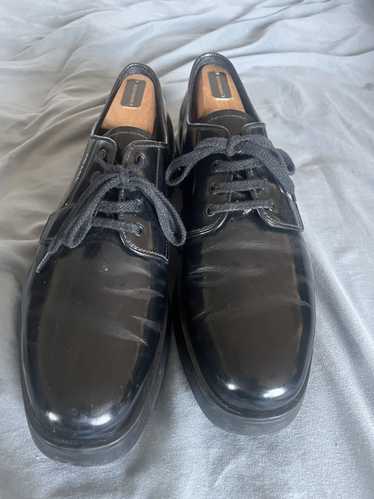 Prada Patent Leather Derby Shoes - image 1