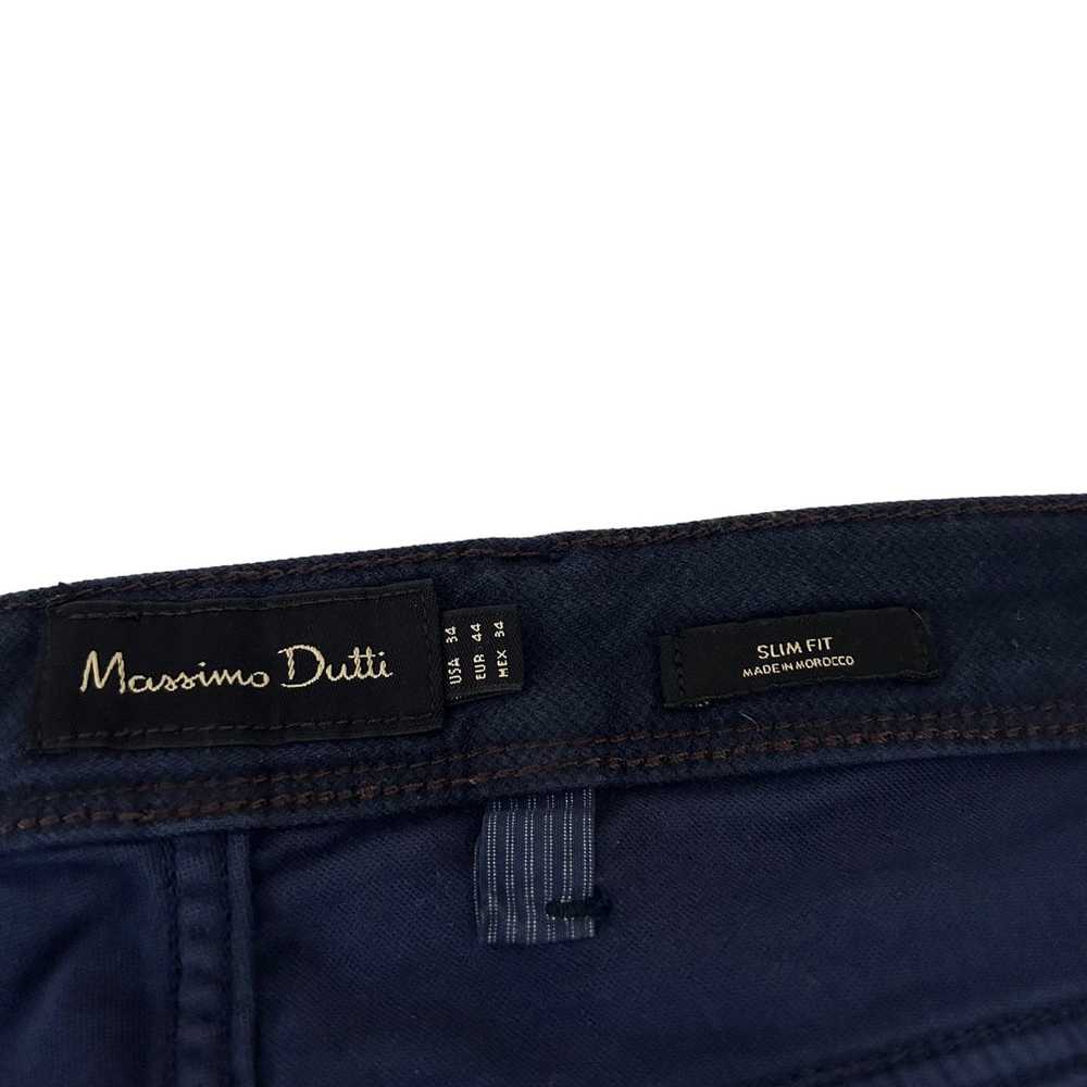 Massimo Dutti Massimo Dutti Navy Blue Slim Fit Pa… - image 2