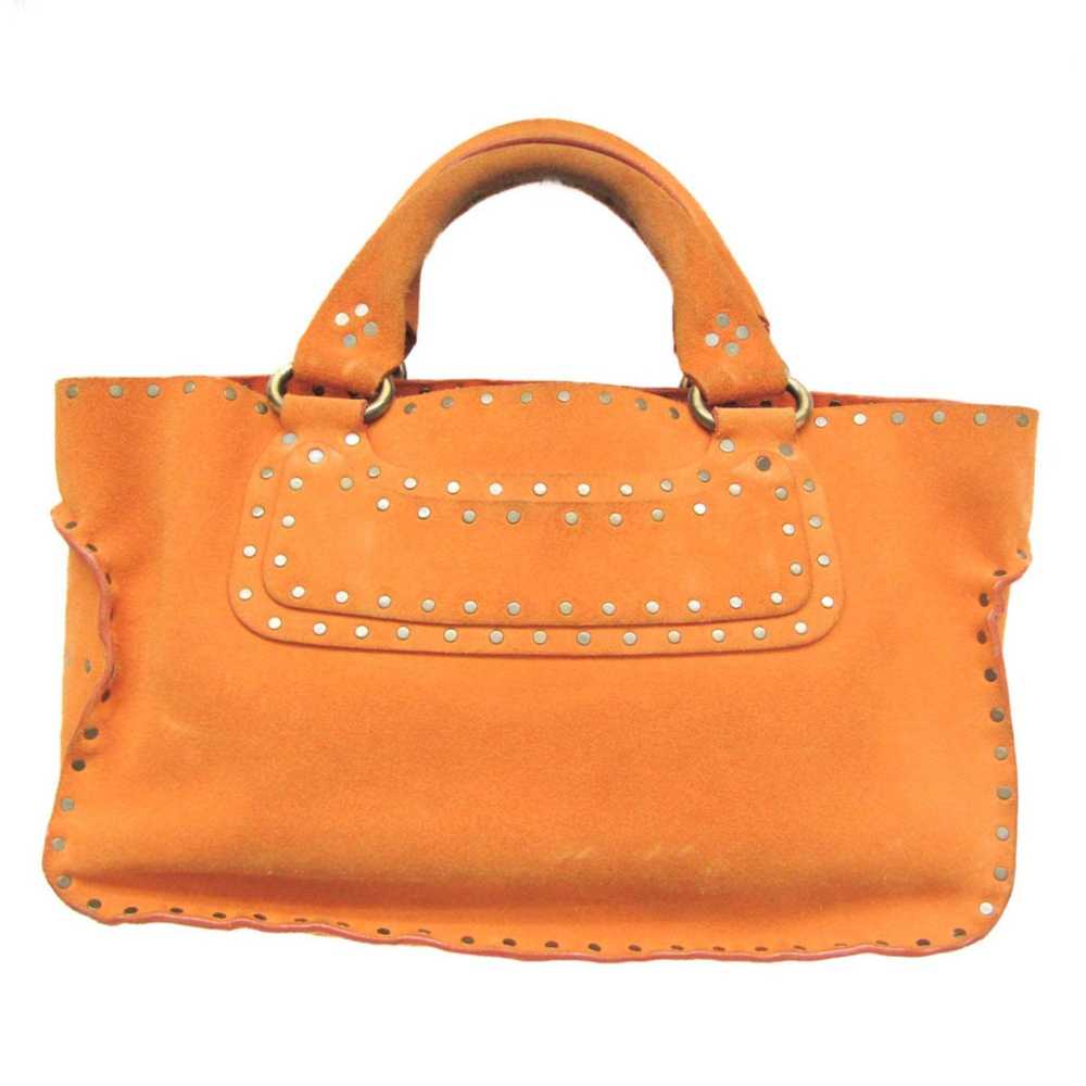 Celine CELINE Boogie Women's Suede Handbag Orange - image 1