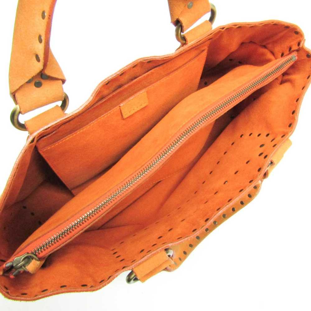 Celine CELINE Boogie Women's Suede Handbag Orange - image 3